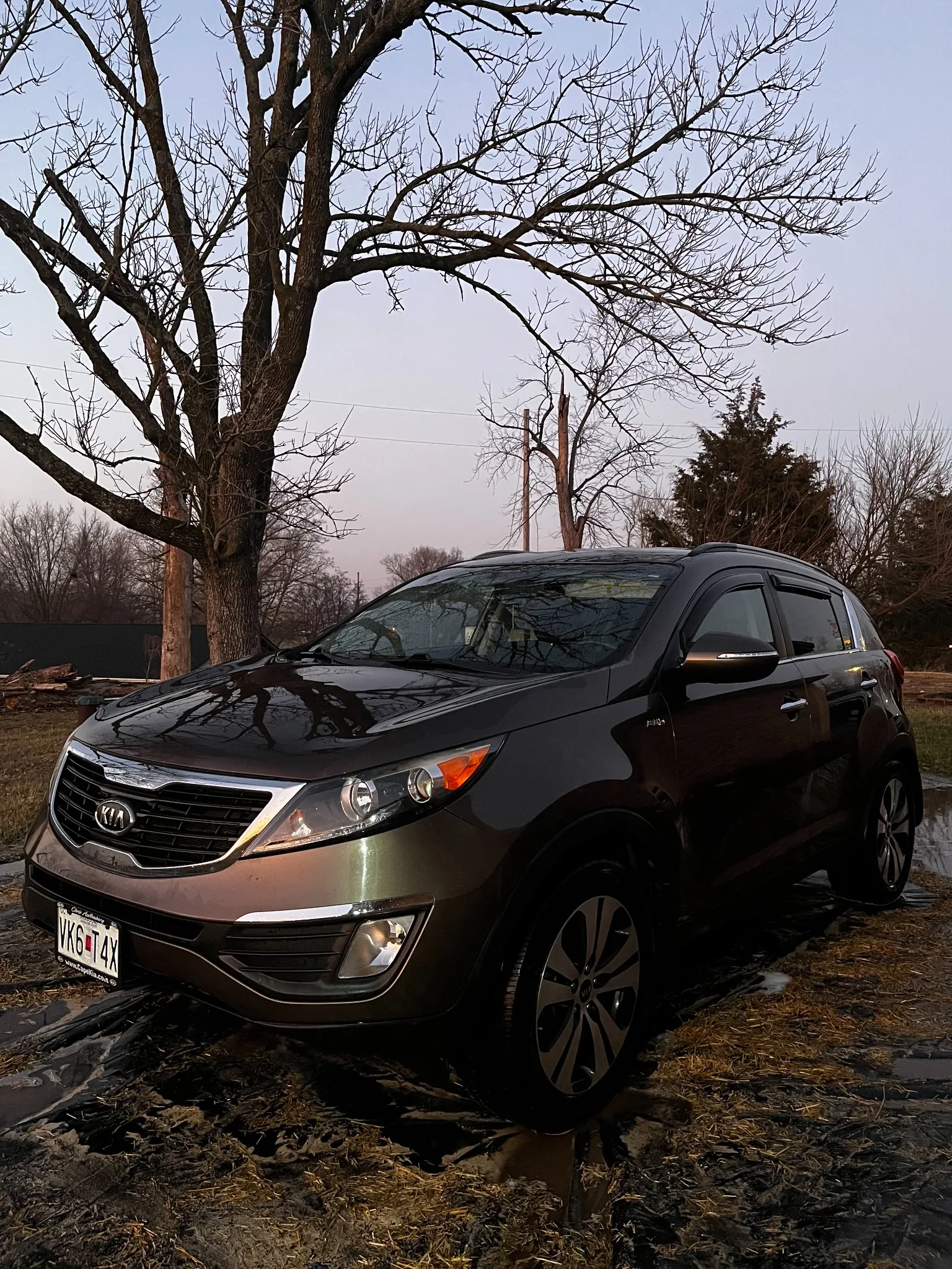 Vehicle after detailing - front view